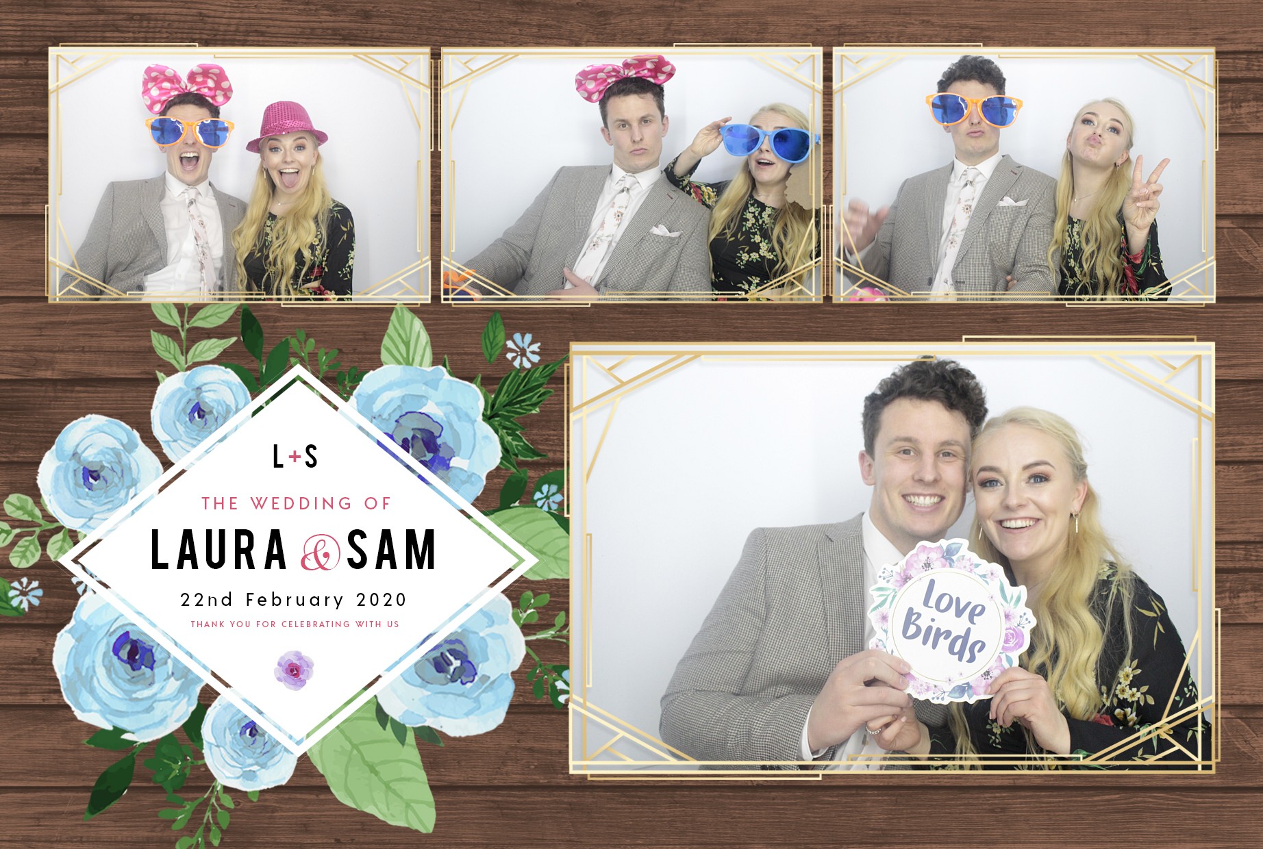 Laura and Sam's Wedding | View more photos from the event at gallery.myphotoboothexperience.co.uk/u/MyPhotoBoothExperienceLtd/Laura-and-Sams-Wedding